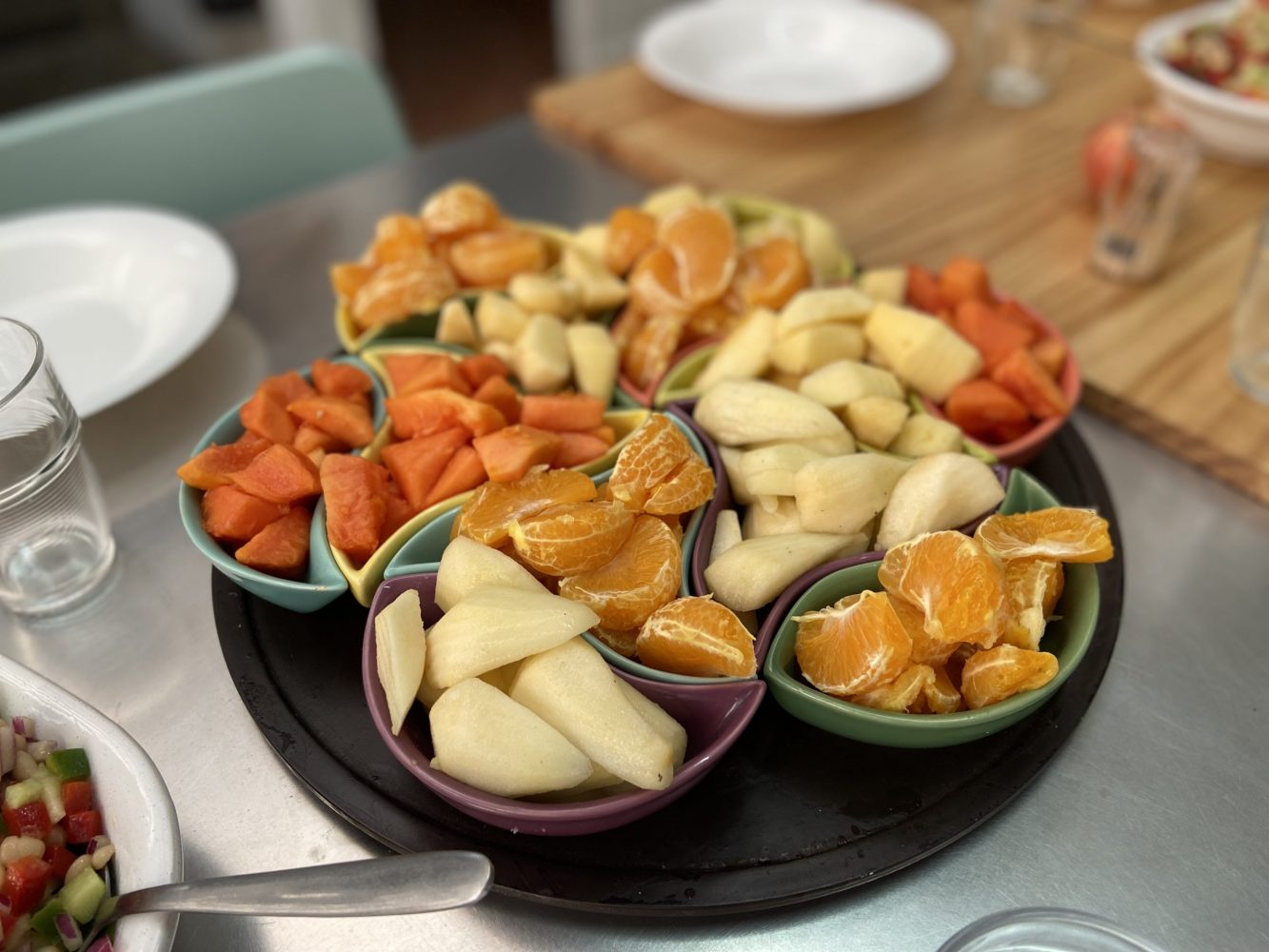 Vegan dinner in Las Palmas Coliving