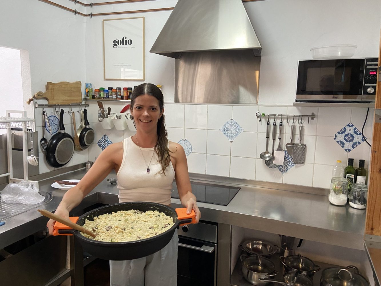 Dinner in a Coliving community in Las Palmas