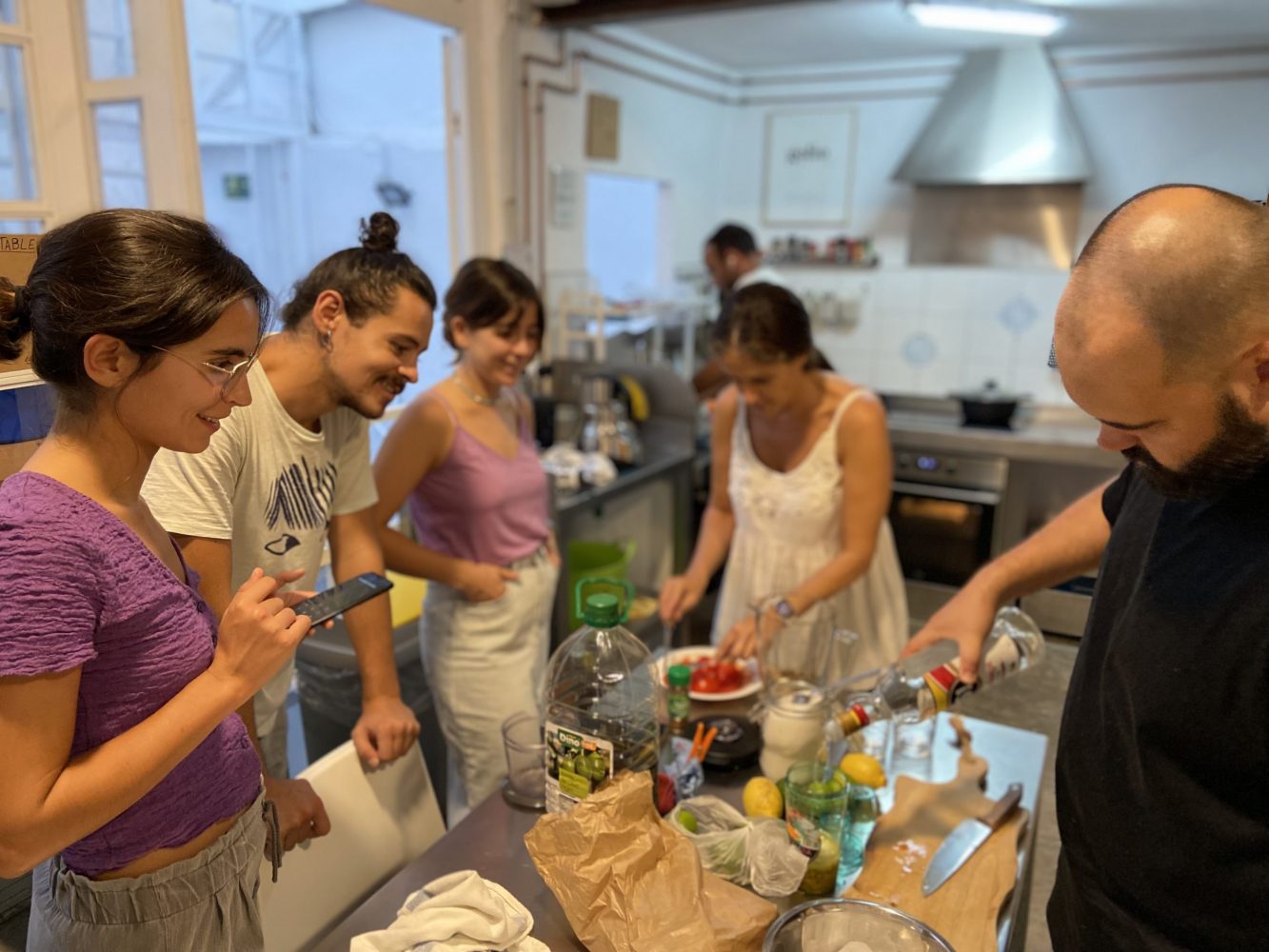 Coliving Comunity in Las Palmas, dinner